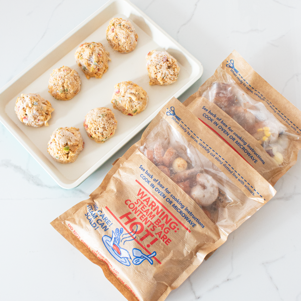 Back River Party Box - Crab cakes and low country boil